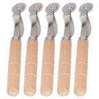 Oumefar 5Pcs Tracing Wheel Paper Perforator Tracing Wheel Serrated Tracing Wheel Serrated Tracing Wheel for Punching Marking, Sewing Tracing Wheel for Sewing Patterns