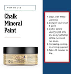 Dixie Belle Paint Company Chalk Finish Furniture Paint - French Linen (4oz) - Matte Light Taupe Chic Chalk Mineral DIY Furniture Paint