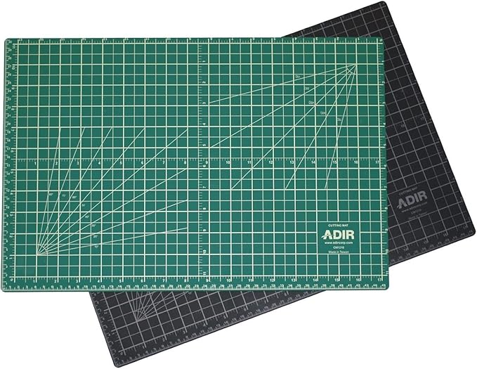 Adir Self Healing Cutting Mat - 30x42 Inches Sew Cutting Mat and Quilt Cutting Mat with 5 Layers, Double Sided Cutting Mat for Crafts - Reversible Non-Slip Cutting Pad with Grid
