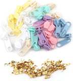 Zippers by The Yard for Sewing, DOITEM 2.8 mm Zippers 22.4 m Nylon Endless Zip Set with Slider and Zip for Sewing and Crafts – 7 Colors
