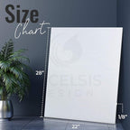 White Foam Board 22 x 28 x 1/8" (3mm) Inch, 15 Pack Acid-Free Foam Core Poster Board Sheets for Art, Crafts, Presentation, Vision Board, Signboard, and Party Decorations