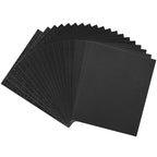 Sandpaper Assortment, 18 Sheets, 9 x 11 Inch Wet Dry Sand Paper, 120/180/240/320/400/600/800/1000/2000 Grit Hand Sanding Sheets for Wood Metal Automotive Sanding and Polishing