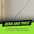 Picture Hanging Wire #3 30lbs 100-Feet, Flexible Steel Wire 18 Gauge for Hang Up Frame/Painting and Mirror