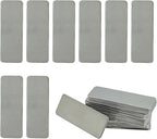 StayMax 304 Stainless Steel Engraving Blank Tags Rectangle Stamping Blanks Without Holes 1.96inch*0.7inch 25 Pack