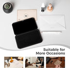 Large Stamp Pad - 3.50"x 6.25", Magnetic Lid, Premium Quality Felt Stamp Pad (Black)