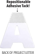 ArtSkills Poster Letters 4” Paper Letters for Poster Board Projects, Classroom Bulletin Boards, Sign Making Supplies,Classic Primary, 190 Pieces (Pack of 6)