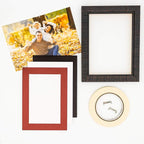 Pack of TEN 11x14 Mats Bevel Cut for 8.5x11 Photos - Acid Free Brick Red Precut Matboards For Pictures, Photos, Framing - 4-ply Thickness