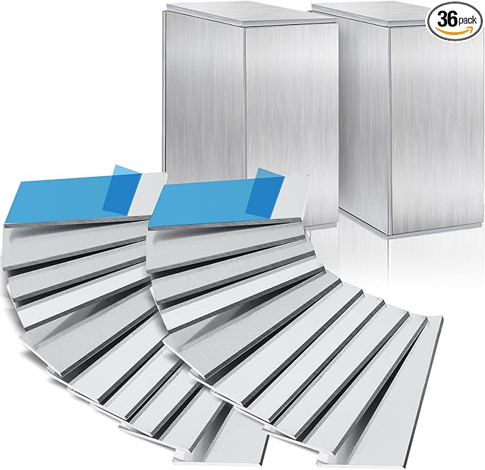 Amyhill 36 Pcs Aluminum Sheet Metal 2 x 4 x 1/8 (0.13”) Inch Thin Flat Plain Aluminum Plate, Welding Accessories Practice Beginner for Mig Tig Stick Mma Arc Gas Heat Treatable for Crafting Industry