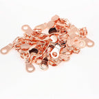 Leekayer #5 Rose Gold Metallic Nylon Coil Zippers by The Yard Bulk 10 Yards White Tape with 25pcs Rose Gold Sliders for DIY Sewing Tailor Craft Bag(White)