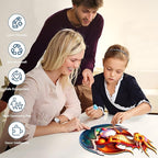 Wooden Jigsaw Puzzles for Adults and Kids, Dragon Hatchling 200 Piece Unique Shaped Puzzle, Family Game and Creative Wooden Puzzle Gift, Wall Art Decor