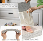 Amylove 4 Pcs Needle Felting Pad Needled Felting Mat Wool Supplies Thick Firm Base Woolen Block for Beginners Crochet Knitting Projects Kit Tool, Gray (8 x 10 x 1 Inch)