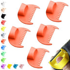 5mm Seam Guide for Hand Sewing Edge Lockranding Tool 5 PCS Set for Leather/Fabric/Craft Sew, Orange
