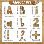 221 Pcs Bulletin Board Letters Round Alphabet Number Punctuation Symbol Combo Letter Cutouts Classroom Decoration for School Classroom Chalkboard Poster Board(Travel Around The World)