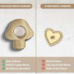 Needle Minder Magnet, Magnetic Needle Minder, Needle Minders Magnetic Cross Stitch Accessories, Magnetic Needle Holder, Life Tree, Butterfly, Cats, Owl, Heart (Mushroom)