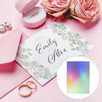 PATIKIL 11.7x8.3" Hot Stamping Foil Paper Sheet, 20 Sheets A4 Heat Transfer Hot Stamping Paper Foil for Leather DIY Logo Decor Craft Gift Package Scrapbook Card, Laser Silver