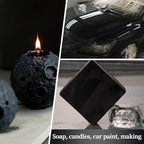 Mysterious Black Mica Powder, Natural Shimmer Mica Powder for Epoxy Resin/Candle/Soap/Lip Gloss/Slime/Quicksand/Bath Bombs/.Car Paint pigments.Candle Dye,Soap Making Dye(50g/1.7oz)