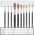 GOTIDEAL Paint Brushes, 20 Pcs Acrylic Painting Brush Set for Oil and Gouache， Small Nylon Hair Brush for Body, Face, Nail Art, Rock Painting, Perfect for Kids & Adult