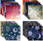 Origami Paper Kit 100 Sheets 70GSM 6 Inch Square Double Sided Color 100 Vivid Solid Colors for Hand Crafts Origami Paper Arts Creativity. Galactic System