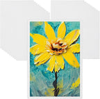 MECCANIXITY Canvas Boards for Painting, 5x7 Cotton Blank Primed Art Canvas Panels Acid-Free for Painting Supplies Oil Acrylic Tempera Watercolor Pouring Paint Artists(White, Pack of 20)