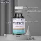 Mica Powder,7.05OZ（200g）,Carbon Black Mica Powder Pigment for Epoxy Resin，Lip Gloss，Car Paint，Dye，Soap Making，Nail Polish,Epoxy Resin,Candle Making,Bath Bombs