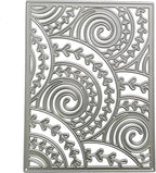 Mvchifay Cutting Dies for Card Making Metal Die-Cuts Scrapbooking Tool Hollow Frame DIY Craft Punch Template Embossing for Paper Album Decor (Circle Vine-11x14.3cm)