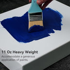PHOENIX 11x14 Inch 2 Pack Museum Canvas - 2 3/8 Inch Thick Porfile Deep Stretched Canvas for Painting 100% Cotton 11 Oz. Gesso Primed White Blank Professional Canvas Oil & Acrylic Paints