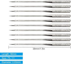 50 PCS Embroidery Sewing Machine Needles for Brother Size 75/11 130/705H HAx1 Sewing Needles for Brother Sewing Machine (5 Pack of 10 Needles)