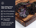 Sonder Los Angeles, Made in USA, Large Thick Edge Grain Walnut Wood Cutting Board with Non-Slip Feet, Juice Groove for Kitchen 20x15x1.5 in (Gift Box Included)