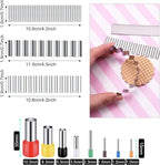 Yayatty Polymer Clay Tools, Acrylic Clay Roller, Acrylic Sheet, Rotary Cutting Mat, Round Polymer Clay Cutters with Clay Slicer Blade for Pottery and Sculpture (47 PCS)