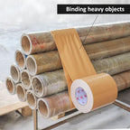 BOMEI PACK 6" Tan Beige Duct Tape 6 Inch,Heavy Duty Light Brown Wide Roll Tape,Strong Strength,Flexible,No Residue,Waterproof and Tear by Hand,Multi-Use Tan Duct Tape for Indoor & Outdoor Repairs