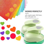 UCEC Heart Cutter 3 Pcs 1+5/8+3/8 Inch Hole Punch Heart Shapes Craft Punch Paper Cutter for Crafting, Puncher for Valentine's Day Scrapbooking Greeting Card, DIY Albums Gift Tags Homemade Confetti