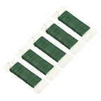 MECCANIXITY 190 Yards/575 Feet 27 Gauge Metal Floral Wire Green Flexible Paddle Thin Floral Wires for Craft, Christmas Wreath, Flower Arrangement, Wedding, Total 5 Roll