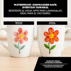Ceramic and Porcelain Paint Set 4 x 1.52 fl oz - Vintage Vibes – Dishwasher Safe – Perfect for Mug, Tile & Creative DIY Projects