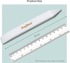 CrafTreat Teflon Bone Folder and Scoring Tool - Large Bone Folder - Paper Scorer for Paper Crafting, Bookbinding, Scrapbooking - Leather Burnishing Tool - Smooth, Ergonomic Tools (Large 1 pc)
