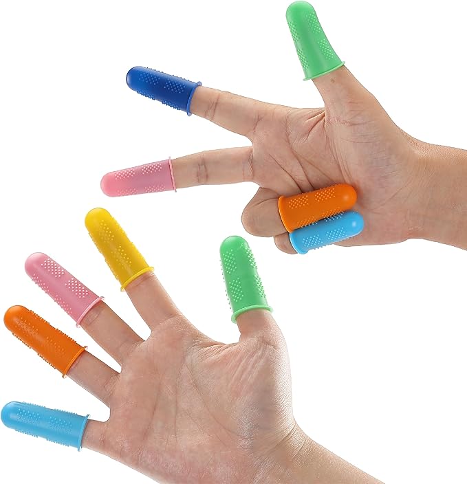 Mr. Pen- Hot Glue Gun Finger Protectors, 24 pcs, Silicone Thimble Finger Guard for Hot Glue