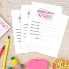 Birthday Party Game - Birthday Party Activity Favor, Set of 20 Games Cards, Birthday Supplies, Activity, Decorations -B01