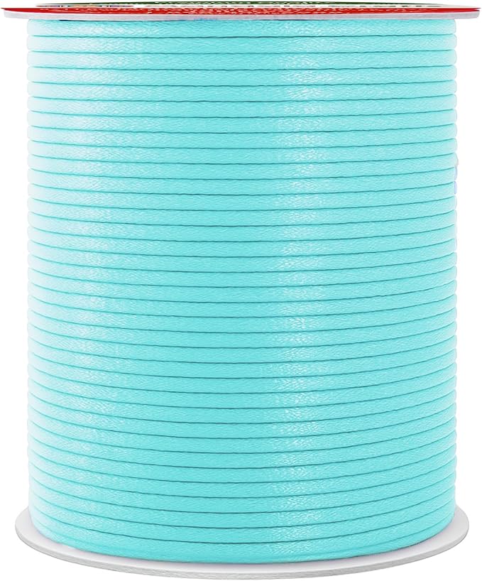 Mandala Crafts 2mm 109 Yards Mint Cotton Waxed Cord for Jewelry Making Bracelet Cord Waxed String - Beading String Thread Jewelry Cords for Necklaces String