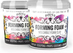 Pixiss Foam Clay (300g, Black + White)