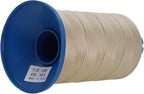 Mandala Crafts Bonded Nylon Thread Khaki Heavy Duty Sewing Threads - 1250 YDs Size 138 420D T135 Tex 135 Thread for Leather Jeans Weaving Outdoor Marine Upholstery Threads