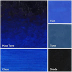 Tusc & Pine Artist Oil Paint - Ultramarine Blue, 40 ml, Non-Yellowing, Rich & Creamy Consistency, Maximum Pigment Load, Small Batch Milled Oil Paints Made in the USA for Professional Artists