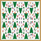20-ct 13x13 Christmas Paper Decoupage Napkins, 3-Ply Servilletas Tissue Napkin for Dinner and Parties, Disposable Napkins (Christmas Hustle)