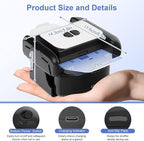 BEE&FLOWER Card Shuffler 2600mAh Rechargeable Auto-Stop Automatic Card Shuffler Low Noise Fits 1-2 Decks Compatible with Poker, UNO, Blackjack, Phase 10