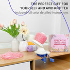 SPEENSUN Yarn Ball Winder, Crochet Yarn Winder, Efficient Yarn Cake Maker Make 3.5oz Yarn Cakes, Easy to Use and Install Crochet Yarn Roller with Lower Noise, The Helper for Knitting Enthusiast