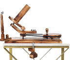 Wooden Yarn Ball Winder – Hand Crank Beechwood Swift for 8–10 oz Skeins – Wool Yarn Winder for Knitting, Crochet Thread & Crafting (Antique Ball Winder)