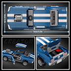 Creater Expert GT 1976 Building Blocks Toys - Compatible with Lego Car Adults Challenging, Advanced Collector's Car Model, Home and Office Display, Collectible Gift for Adults and Teens
