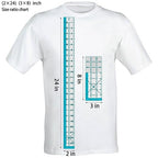 Acrylic Ruler 7 Piece Set, Non Slip Rings 50 Pieces, Quilting Rulers, Size (6"x24"), (2"x24"), (3"x18"), (3"x8"), (1.5"x12"), (1"x12"), (1"x6") (Blue-7 Piece Set)