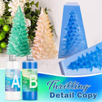Silicone Mold Making Kit, 22oz 15A Elastic Liquid Silica Gel, Color Sapphire Blue, Suitable for Casting Resin Molds and Candle & Soap Mold,Fast Cure Translucent Platinum Silicone Rubber