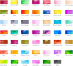 Professional Watercolor Brush Markers Pen 48 Colors of Ohuhu, Water Based Drawing Marker Brushes W/A Blending Aqua Pen, Water Soluble for Adult Coloring Books Comic Calligraphy