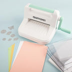 Manual Die Cutting Machine, Embossing Machine 6'' Opening Size for Cardmaking, Scrapbooking, and DIY Crafts – Complete Set with A5 Die Cuts, Embossing Folders, Plates, Clear Stamps