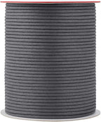 Mandala Crafts 2mm 109 Yards Traffic Gray Cotton Waxed Cord for Jewelry Making Bracelet Cord Waxed String - Beading String Thread Jewelry Cords for Necklaces String